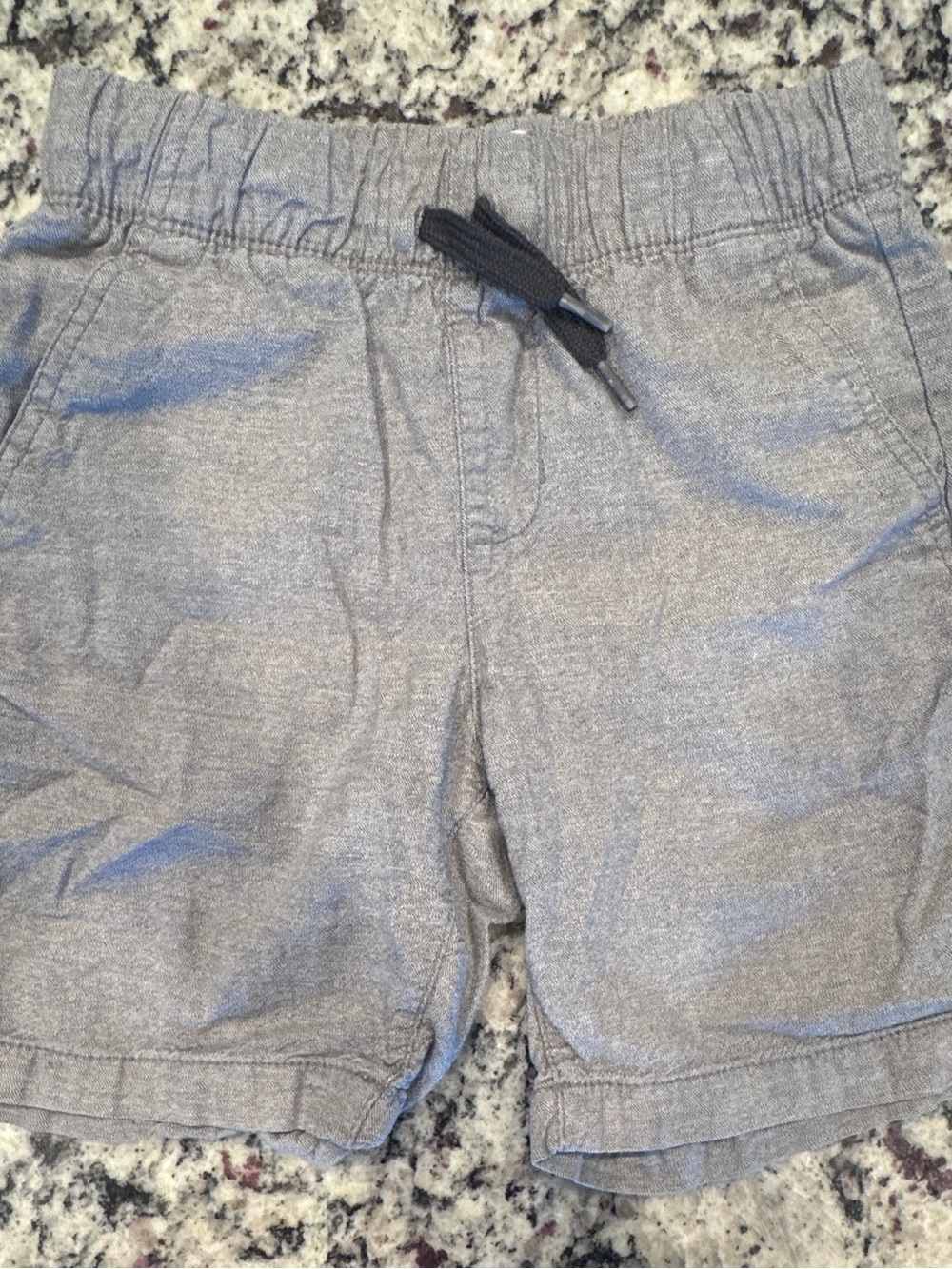 Old Navy Gray Pull-On Kids Shorts with Drawstring